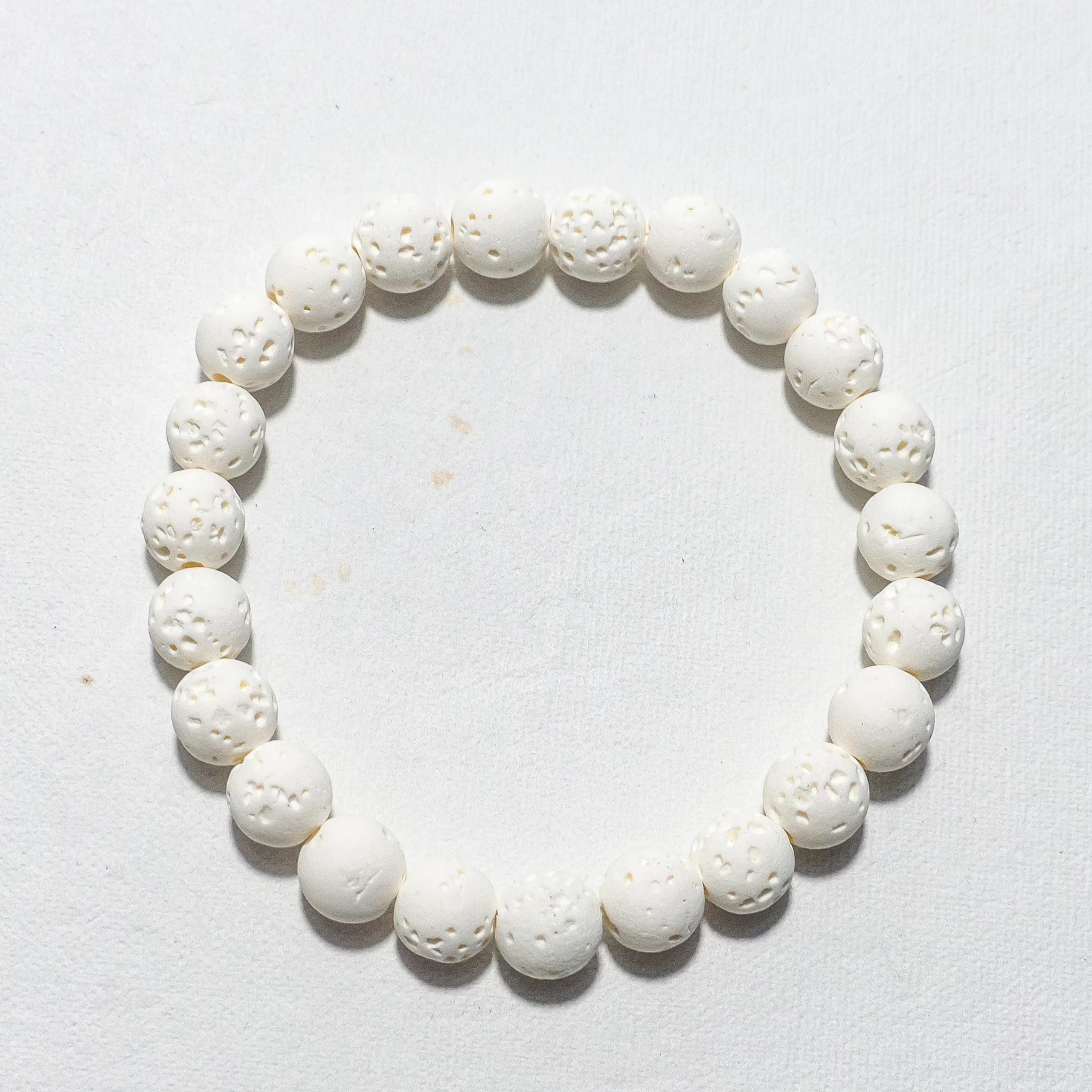 Balta lavas akmens aproce - 16cm, 17cm - Image 2