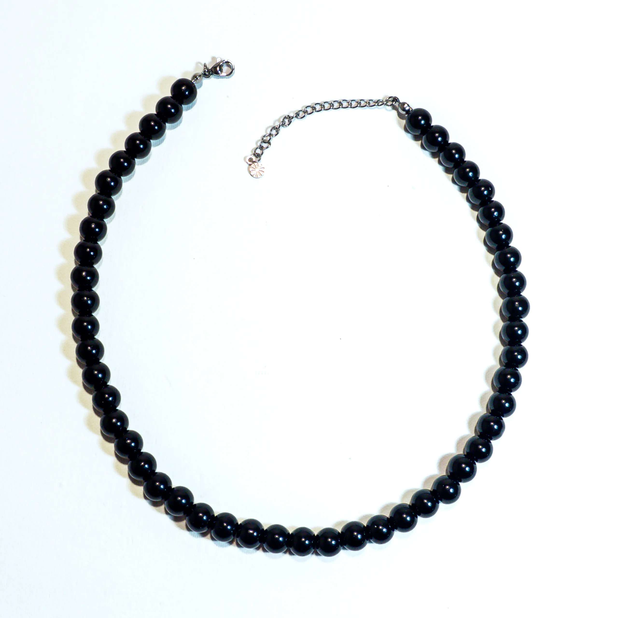 Melnā obsidiāna kaklarota – Klusums - Image 2